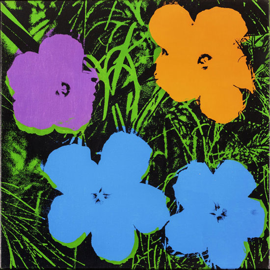 Billedresultat for Warhol flowers